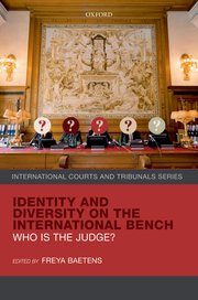 cover of identity and diversity on the international bench